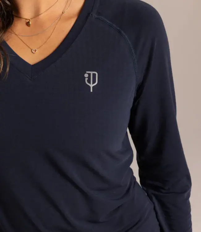 JPritchard Blue Long Sleeve Tee UV protection