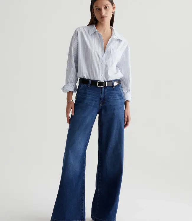 Adriano Goldschmied Stella Plum Low Slung Palazzo