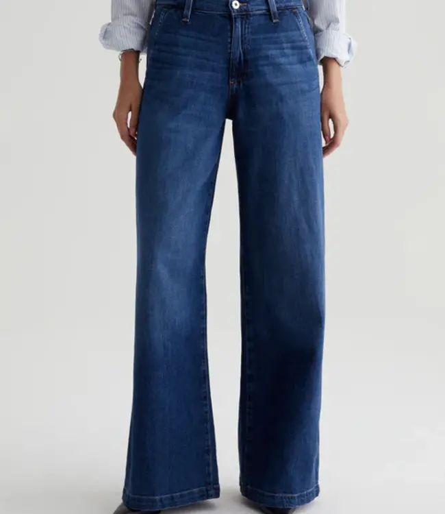 Adriano Goldschmied Stella Plum Low Slung Palazzo