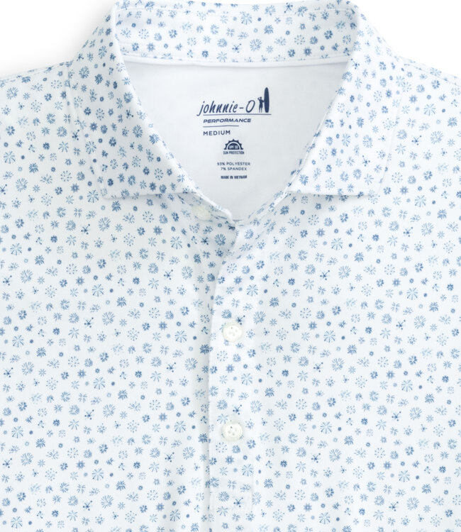 Johnnie-O Sparkler Performance Polo Lake
