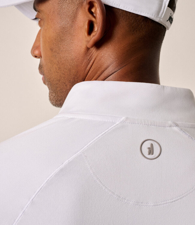 Johnnie-O White Freeborn 1/4 Zip