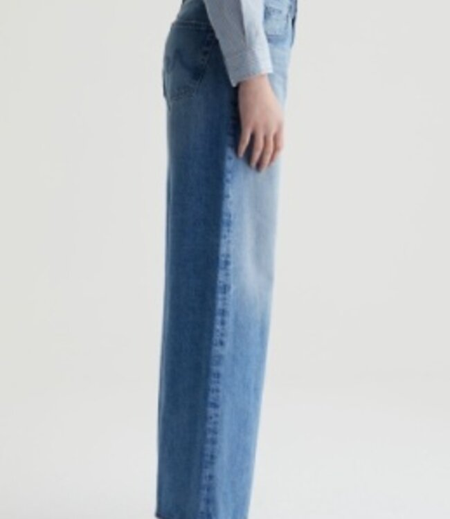 Adriano Goldschmied Adria Low-Rise Wide Leg Denim