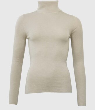 With Black Tessa Wool Long Sleeve Turtleneck