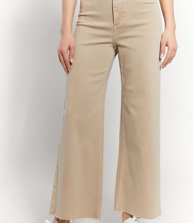 OAT Oat Wide Leg Crop Denim