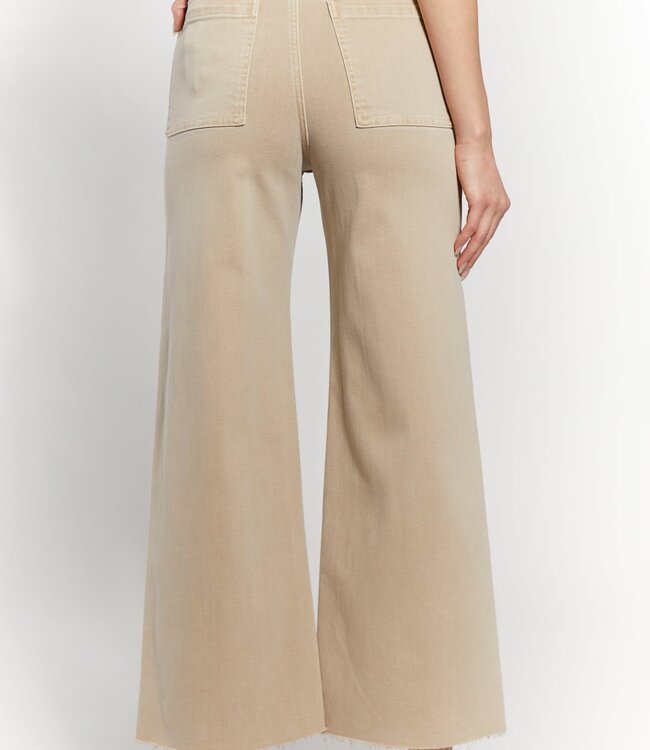 OAT Oat Wide Leg Crop Denim