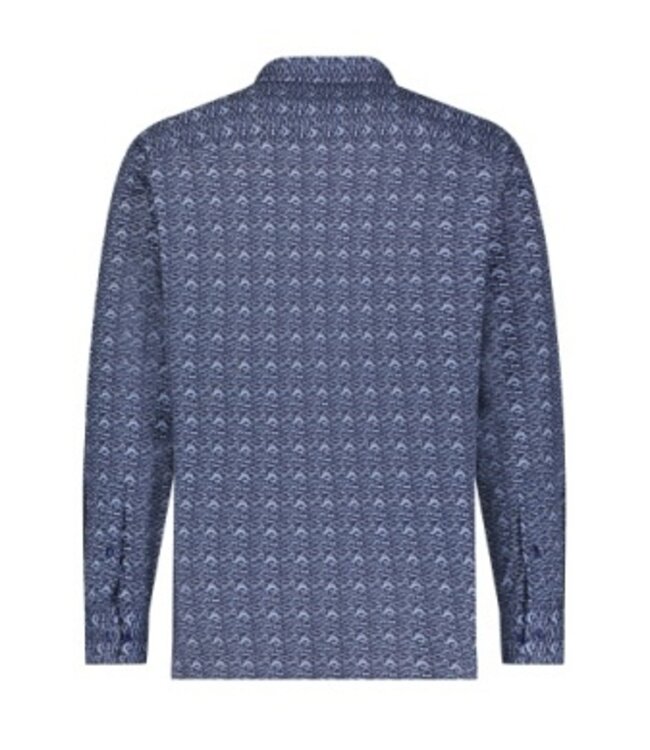 American Heritage American Heritage Long Sleeve Mustache Print Shirt