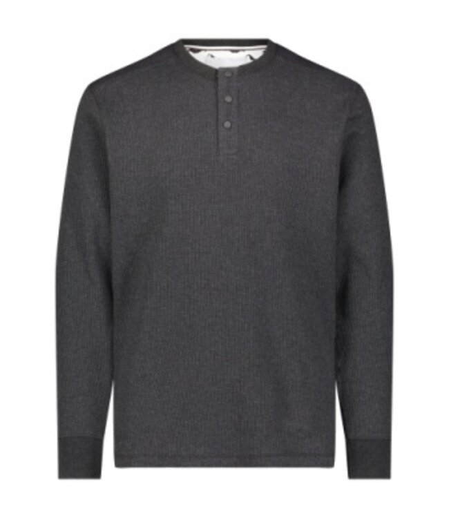 American Heritage Thermal Waffle Long Sleeve Henley