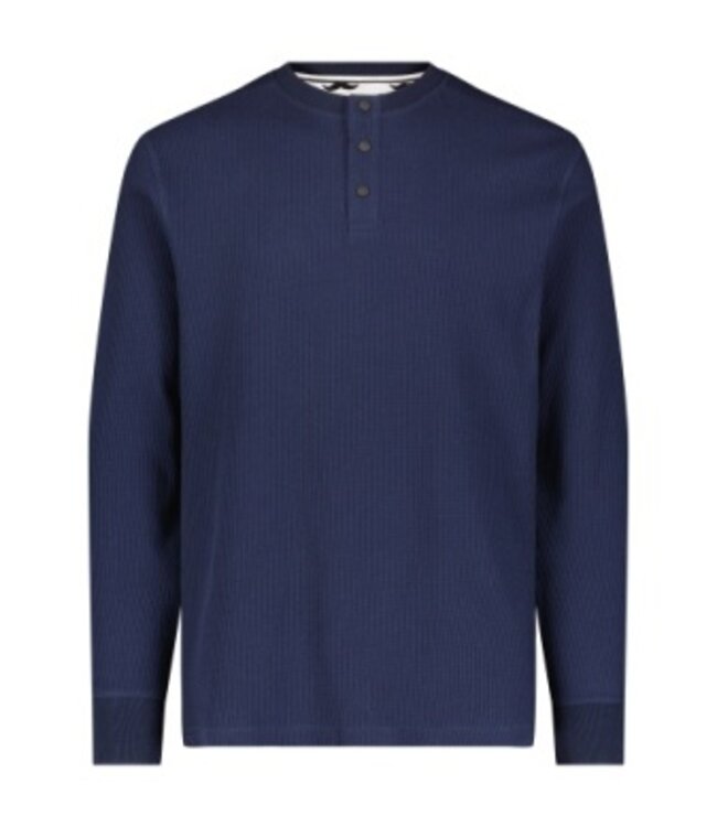 American Heritage Thermal Waffle Long Sleeve Henley