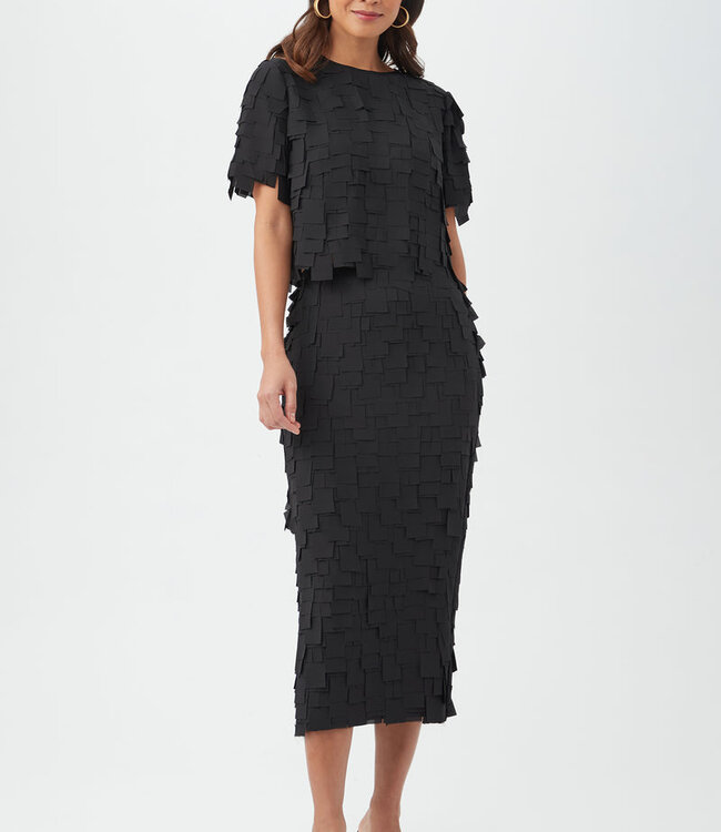 Trina Turk Serilda Black Cut Top