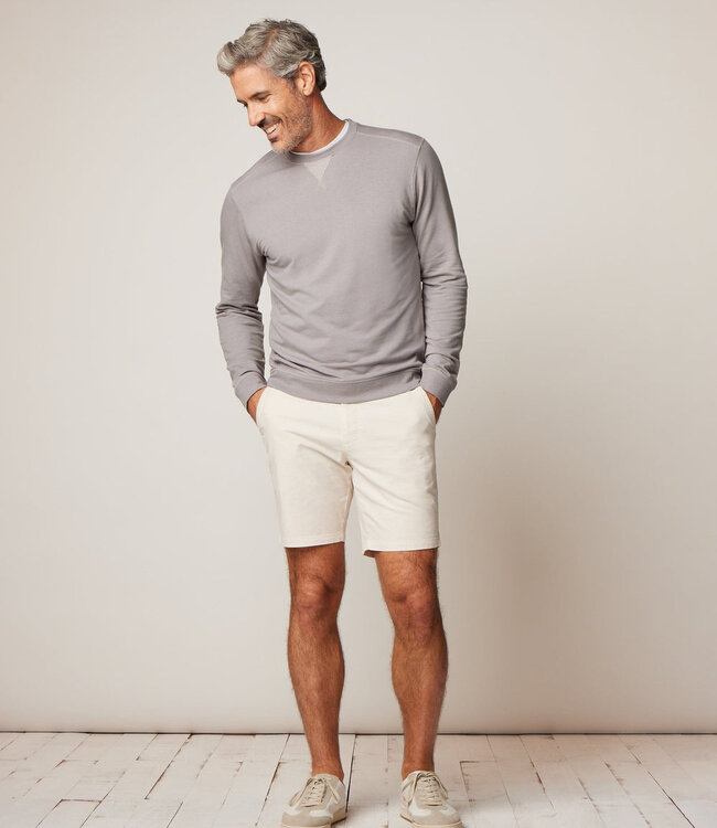 Johnnie-O Long Sleeve Corbet Grey Sweatshirt