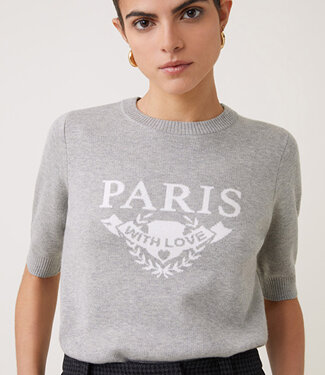 Suncoo Sunco Perseal Gray Paris Sweater