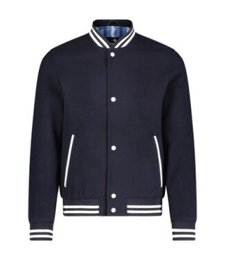 Luchiano Visconti Luchiano Varsity Jacket With Cashmere Touch & 4 Way Stretch