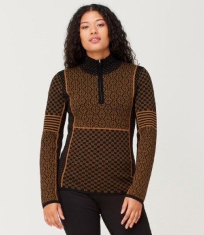 Krimson Klover Pow Zip Neck Sweater
