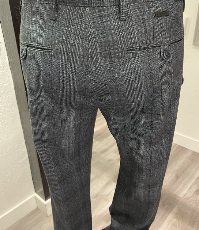 Alberto Flannel Gray Glen Plaid