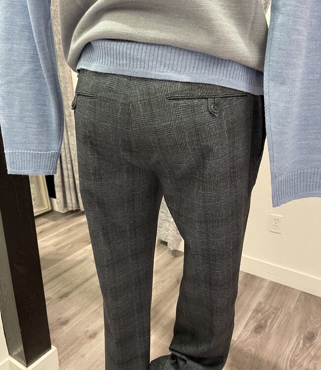 Alberto Flannel Gray Glen Plaid