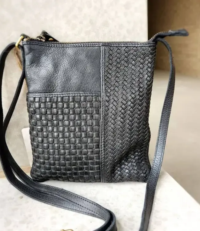 Multi Weave Crossbody Bag