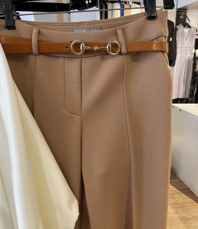 Medike Landes Medike Horsebit Skinny Belt Tan