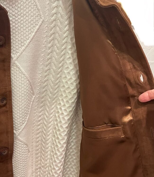 BNR Leather Suede Shirt/Jacket