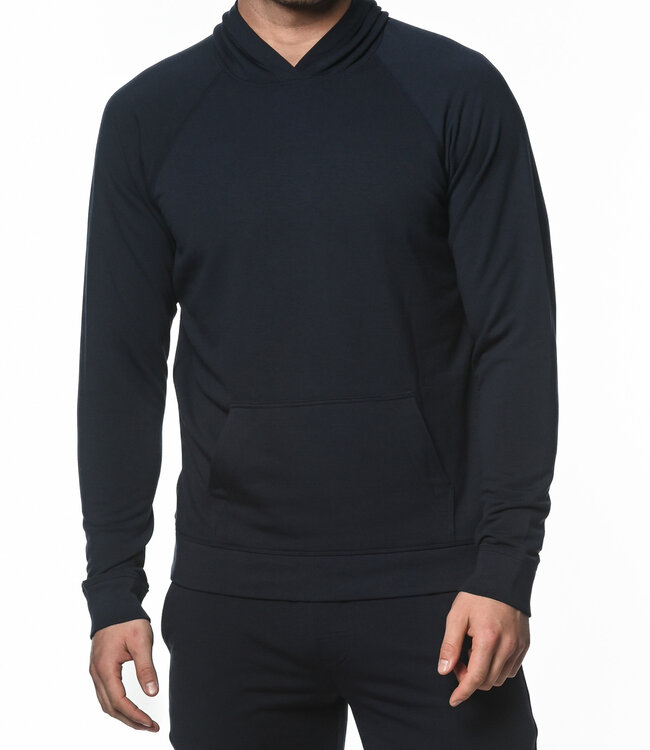 Post Marc Stretch Knit Fleece Hoodie