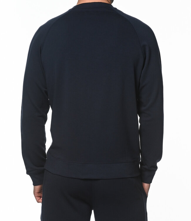 Post Marc Stretch Knit Fleece Crew neck Pullover