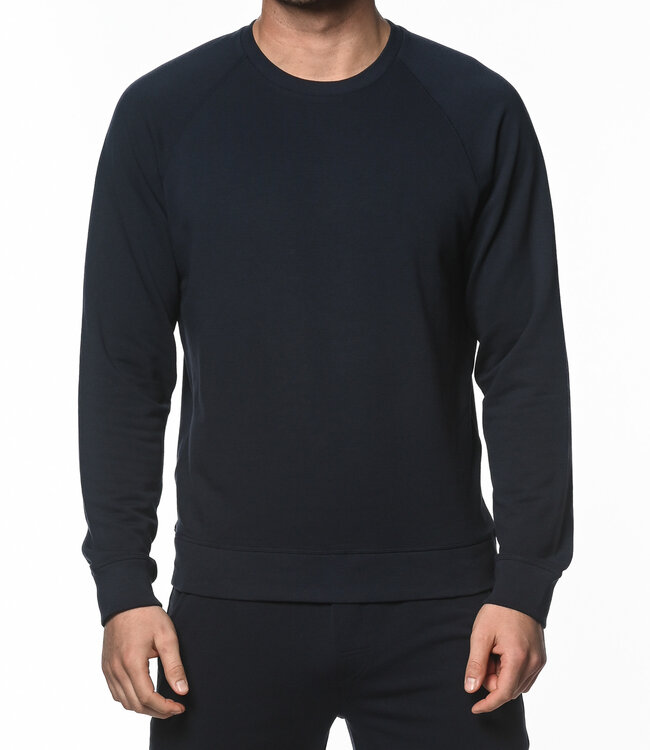 Post Marc Stretch Knit Fleece Crew neck Pullover