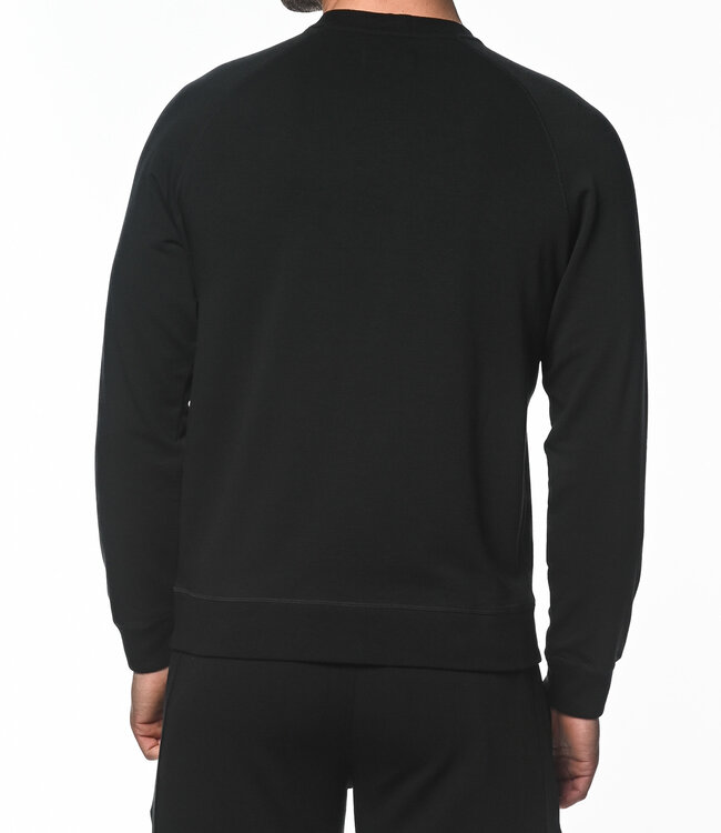 Post Marc Stretch Knit Fleece Crew neck Pullover