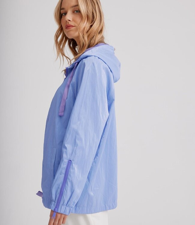 Nikki Jones Lavender Rain Coat