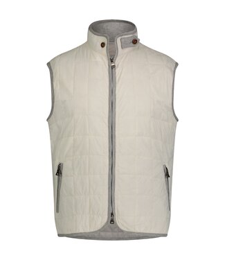 Luchiano Visconti Beige Quilted Vest