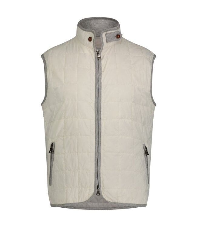 Luchiano Visconti Beige Quilted Vest