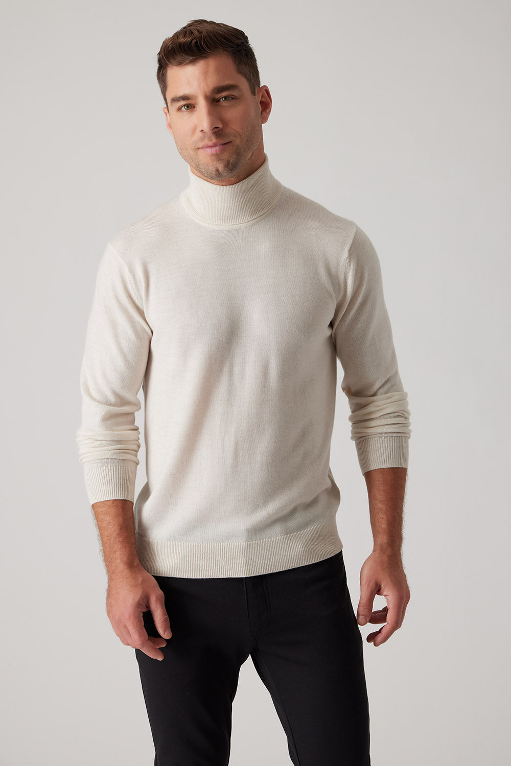 Raffi Ivory Merino Turtleneck Sweater Bettina s of Los Gatos
