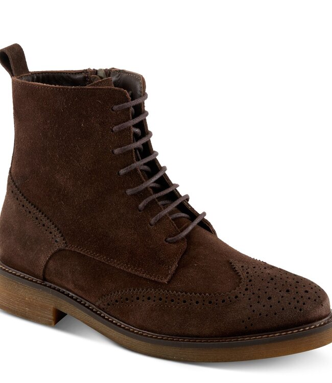 Spring Step Memphis Chocolate Suede Boot
