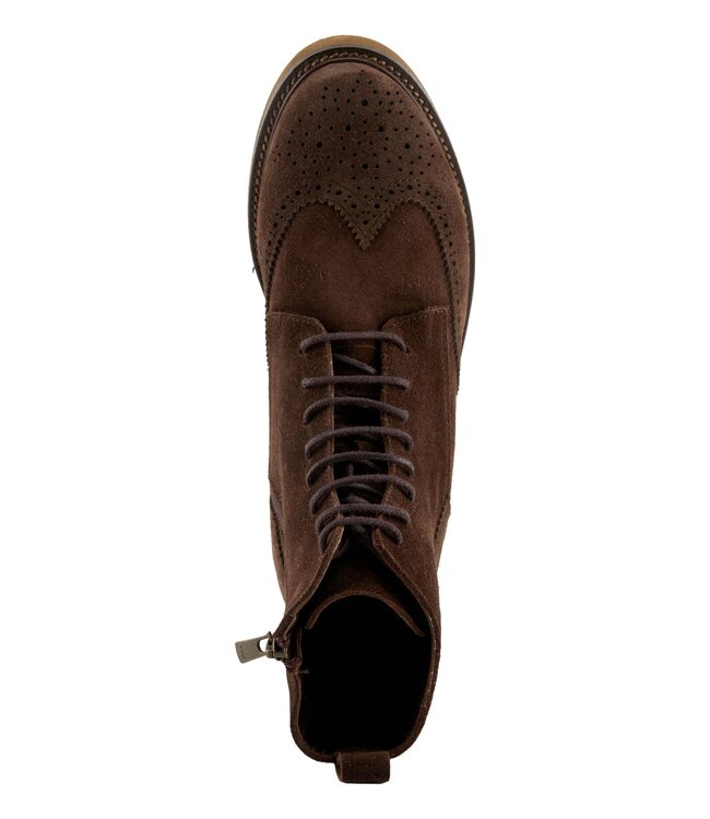 Spring Step Memphis Chocolate Suede Boot