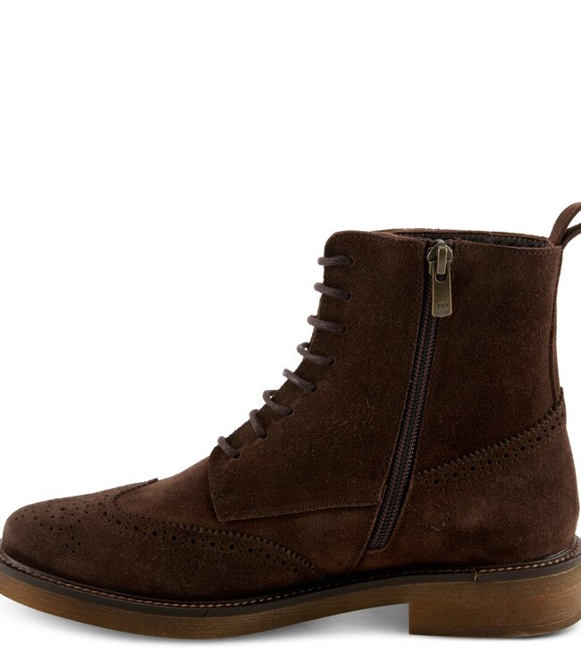 Spring Step Memphis Chocolate Suede Boot