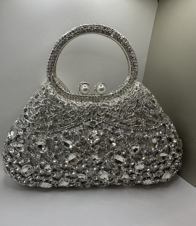 Bijoux Bijoux Crystal Evening Bag w/Handle