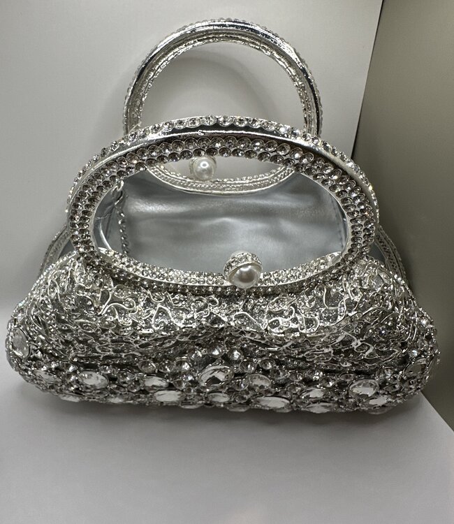 Bijoux Bijoux Crystal Evening Bag w/Handle