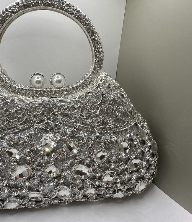 Bijoux Bijoux Crystal Evening Bag w/Handle