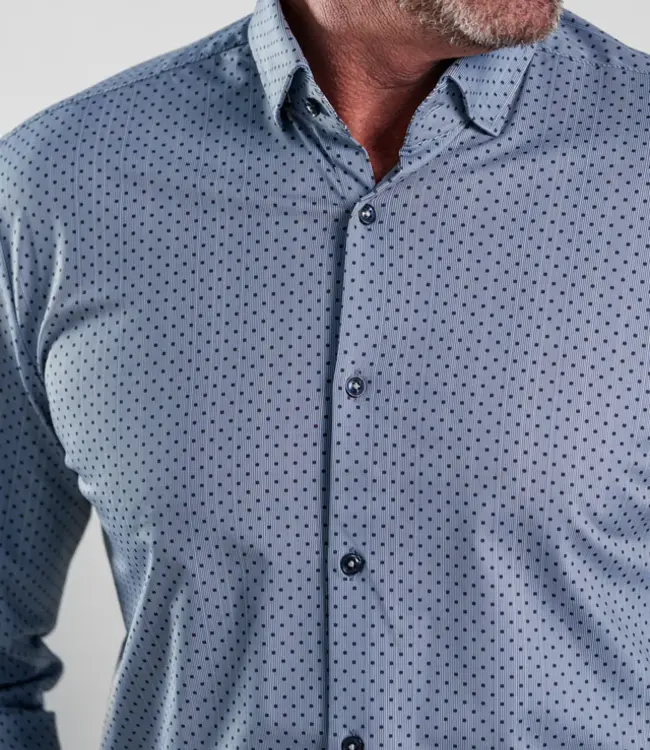 Stone Rose Stone Light Blue Dot Shirt