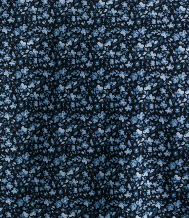 Stone Rose Stone Blue Mini Floral Shirt