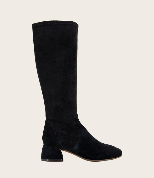 Gentle Souls  Emily Black Suede Stretch Boot
