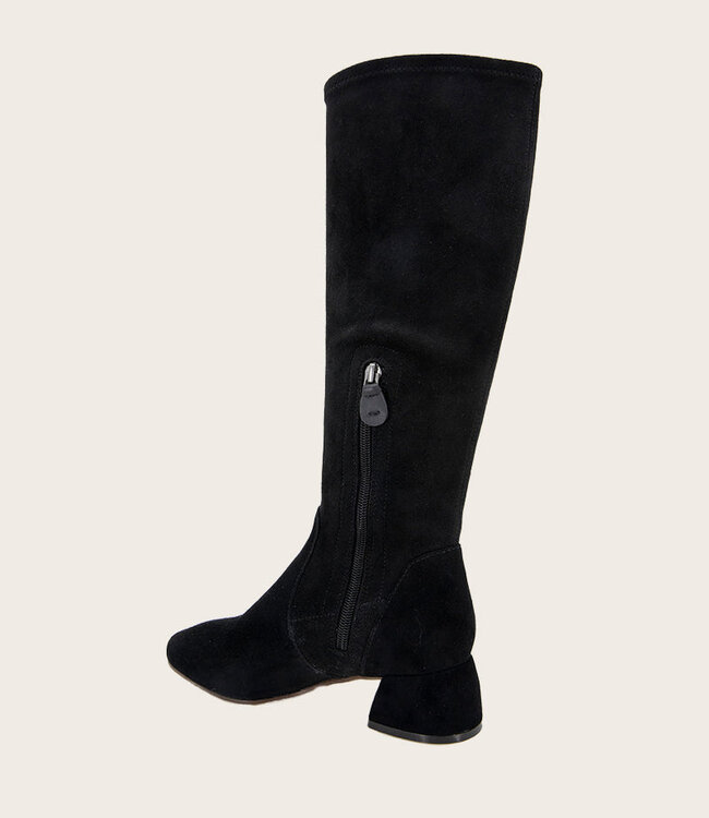 Gentle Souls  Emily Black Suede Stretch Boot