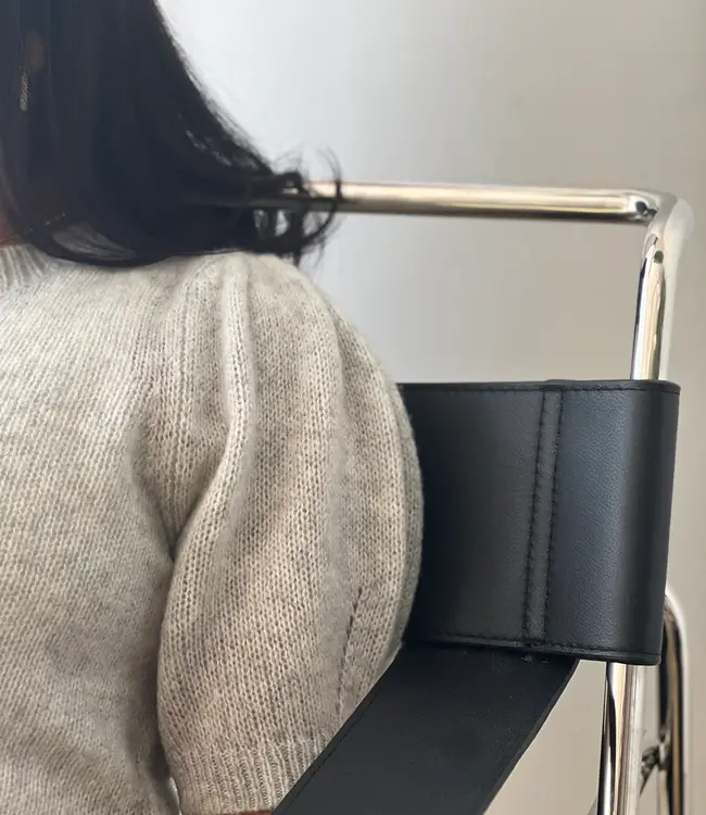 W.Cashmere Aria Mist Puff Short Sleeve Sweater