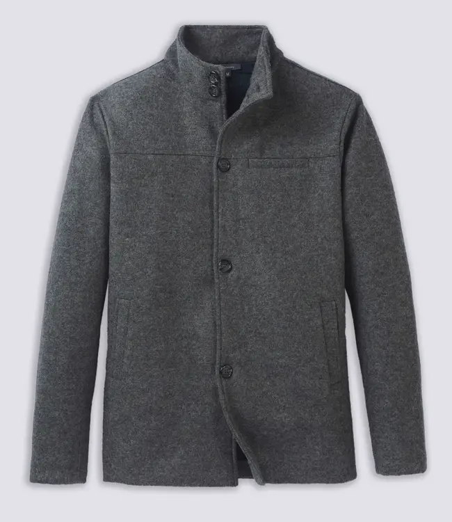 Heather Grey Pea Coat