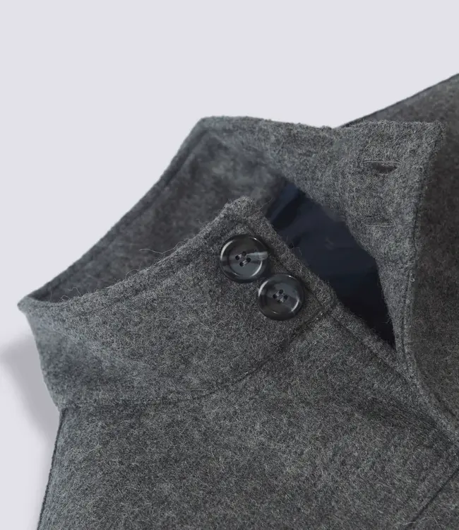 Heather Grey Pea Coat