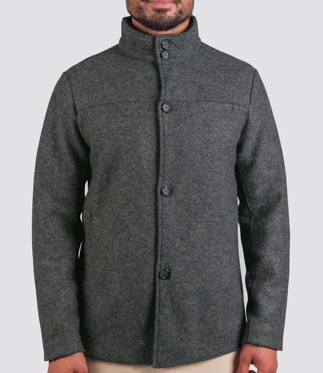 Heather Grey Pea Coat
