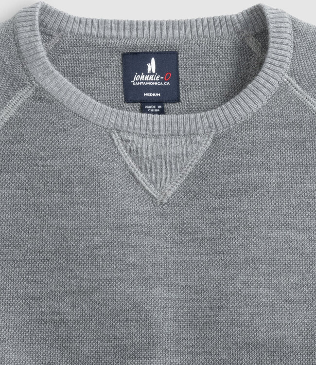 Johnnie-O Boggs Light Grey Merino Sweater