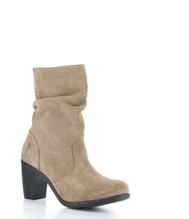 Fly London Taupe Suede Klei Scrunch Boot