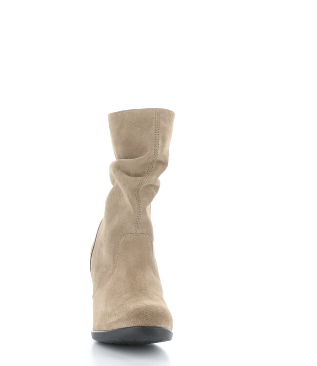 Fly London Taupe Suede Klei Scrunch Boot