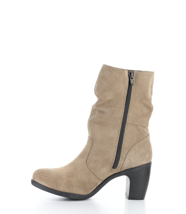 Fly London Taupe Suede Klei Scrunch Boot