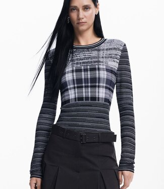 Desigual L/S Plaid Blouse