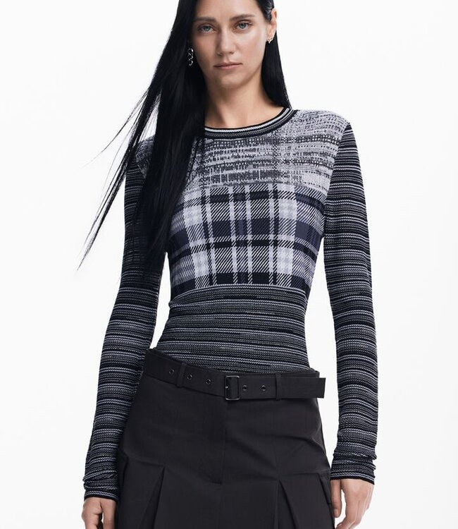 Desigual L/S Plaid Blouse